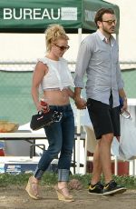 BRITNEY SPEARS and Charlie Ebersol at Her Son Soccer Game