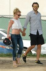 BRITNEY SPEARS and Charlie Ebersol at Her Son Soccer Game
