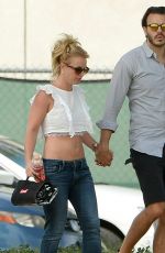 BRITNEY SPEARS and Charlie Ebersol at Her Son Soccer Game