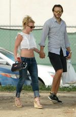 BRITNEY SPEARS and Charlie Ebersol at Her Son Soccer Game