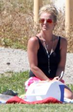 BRITNEY SPEARS at Soccer Game in Woodland Hills