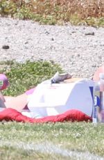 BRITNEY SPEARS at Soccer Game in Woodland Hills
