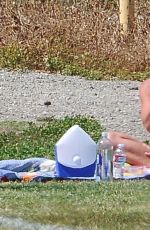 BRITNEY SPEARS at Soccer Game in Woodland Hills
