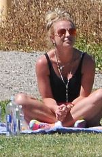 BRITNEY SPEARS at Soccer Game in Woodland Hills