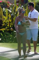 BRITNEY SPEARS in Bikini at a Beach in Hawaii 2603
