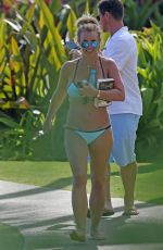 BRITNEY SPEARS in Bikini at a Beach in Hawaii 2603