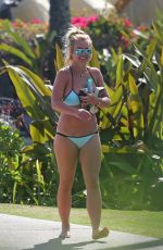 BRITNEY SPEARS in Bikini at a Beach in Hawaii 2603