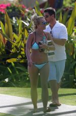 BRITNEY SPEARS in Bikini at a Beach in Hawaii 2603