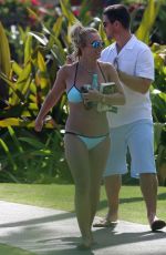 BRITNEY SPEARS in Bikini at a Beach in Hawaii 2603