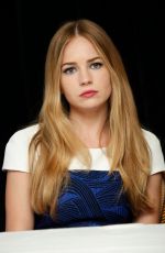 BRITT ROBERTSON at The Longest Ride Press Conference in New York