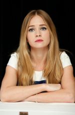 BRITT ROBERTSON at The Longest Ride Press Conference in New York