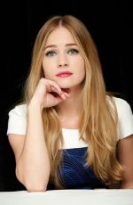 BRITT ROBERTSON at The Longest Ride Press Conference in New York