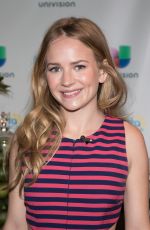 BRITT ROBERTSON at Univision