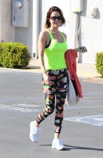 BROOKE BURKE in Tights Leaves Gym in Malibu 1603