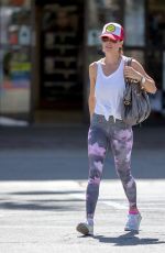 BROOKE BURKE in Tights Out and About in Malibu 0703