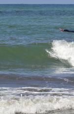 BROOKE SHIELDS Surfing in Costa Rica