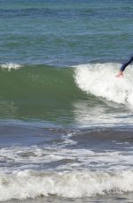 BROOKE SHIELDS Surfing in Costa Rica