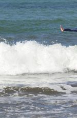 BROOKE SHIELDS Surfing in Costa Rica