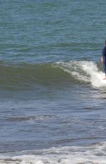 BROOKE SHIELDS Surfing in Costa Rica