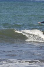 BROOKE SHIELDS Surfing in Costa Rica