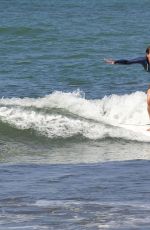BROOKE SHIELDS Surfing in Costa Rica