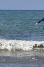 BROOKE SHIELDS Surfing in Costa Rica