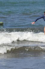 BROOKE SHIELDS Surfing in Costa Rica