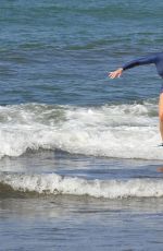 BROOKE SHIELDS Surfing in Costa Rica