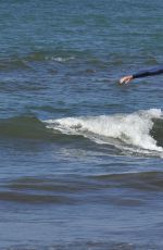 BROOKE SHIELDS Surfing in Costa Rica