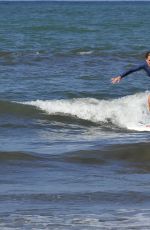 BROOKE SHIELDS Surfing in Costa Rica