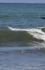 BROOKE SHIELDS Surfing in Costa Rica
