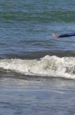 BROOKE SHIELDS Surfing in Costa Rica