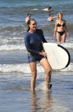 BROOKE SHIELDS Surfing in Costa Rica