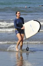 BROOKE SHIELDS Surfing in Costa Rica