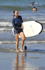 BROOKE SHIELDS Surfing in Costa Rica