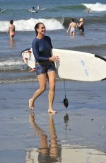 BROOKE SHIELDS Surfing in Costa Rica