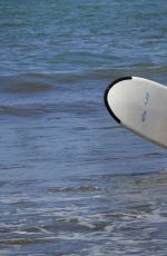 BROOKE SHIELDS Surfing in Costa Rica
