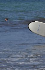 BROOKE SHIELDS Surfing in Costa Rica