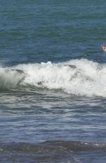 BROOKE SHIELDS Surfing in Costa Rica