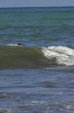BROOKE SHIELDS Surfing in Costa Rica