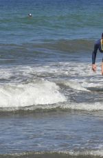 BROOKE SHIELDS Surfing in Costa Rica