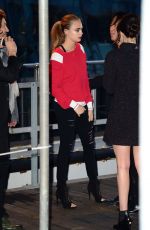CARA DELEVINGNE and DAKOT JOHNSON Leaves Karl Lagerfeld’s Cruise with Karl Boat Party in New York