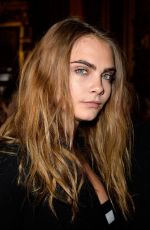 CARA DELEVINGNE at Stella Mccartney Fashion Show in Paris