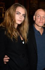 CARA DELEVINGNE at Stella Mccartney Fashion Show in Paris