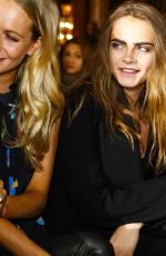 CARA DELEVINGNE at Stella Mccartney Fashion Show in Paris