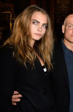 CARA DELEVINGNE at Stella Mccartney Fashion Show in Paris