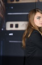 CARA DELEVINGNE at YSL Beauty Presentation in Paris