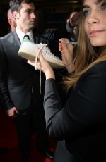 CARA DELEVINGNE at YSL Beauty Presentation in Paris