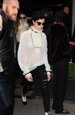 CARA DELEVINGNE Leaves Chanel Fashion Show in Paris