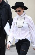 CARA DELEVINGNE Leaves Chanel Fashion Show in Paris